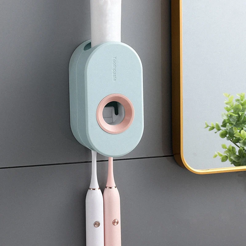 Elegant Væghængt Tandpastaholder Dispenser