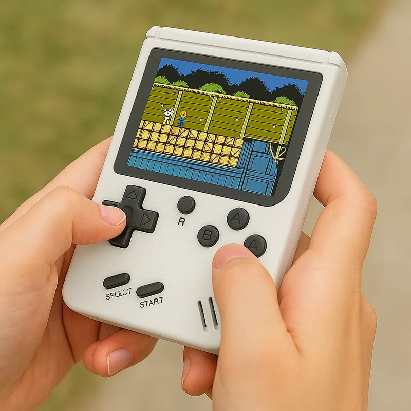 Bærbar Retro Spilkonsol med 400 Klassiske Spil