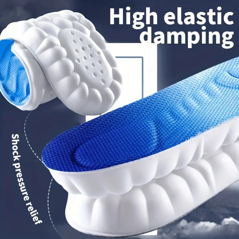 Åndbare Gel-sål til Sko med 4D Støtte og Komfort