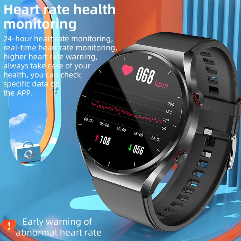 Smart Ur med EKG & Søvnovervågning til Sundhedsoverblik
