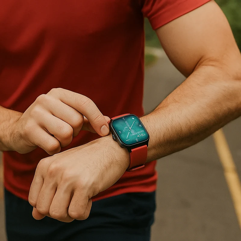 Senior Smartwatch med SOS Alarm og Sundhedsovervågning