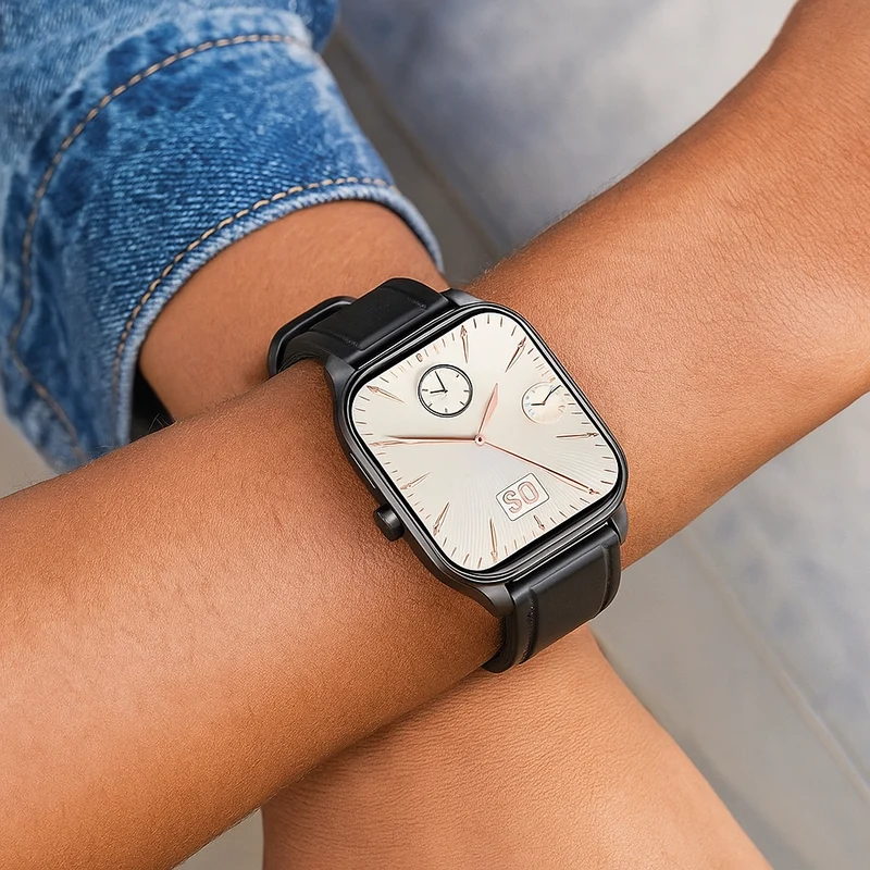 Senior Smartwatch med SOS Alarm og Sundhedsovervågning
