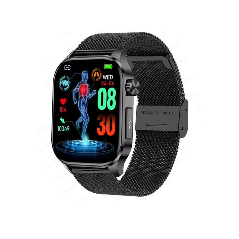 Senior Smartwatch med SOS Alarm og Sundhedsovervågning