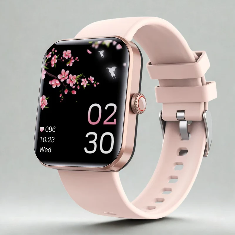 Smartwatch med AMOLED Skærm og Sundhedssporing