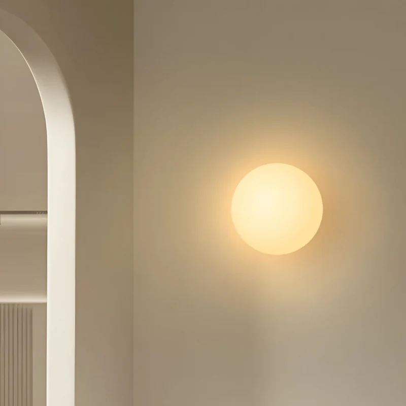 Moderne Glas LED Væglampe til Blødt Indendørs Lys