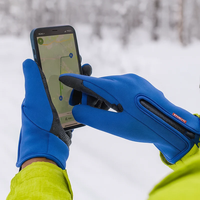 Vinterhandsker med Touchscreen og Vandtæt Isolering