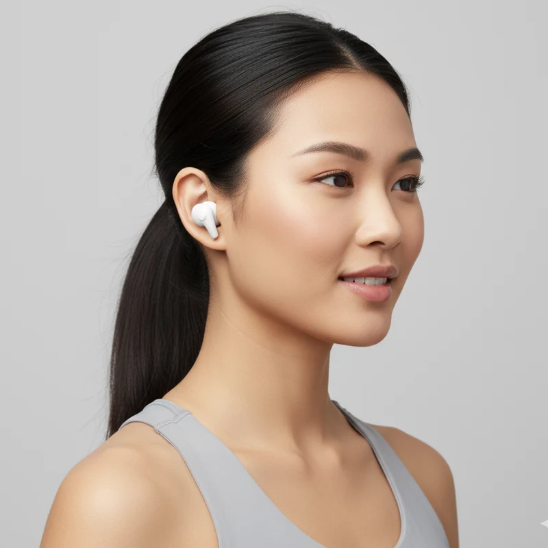 Trådløse In-Ear Høretelefoner med Støjreduktion & Lang Batteritid