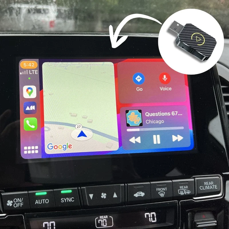 Trådløs CarPlay Adapter til Bil – Hurtig og Kabelfri Oplevelse