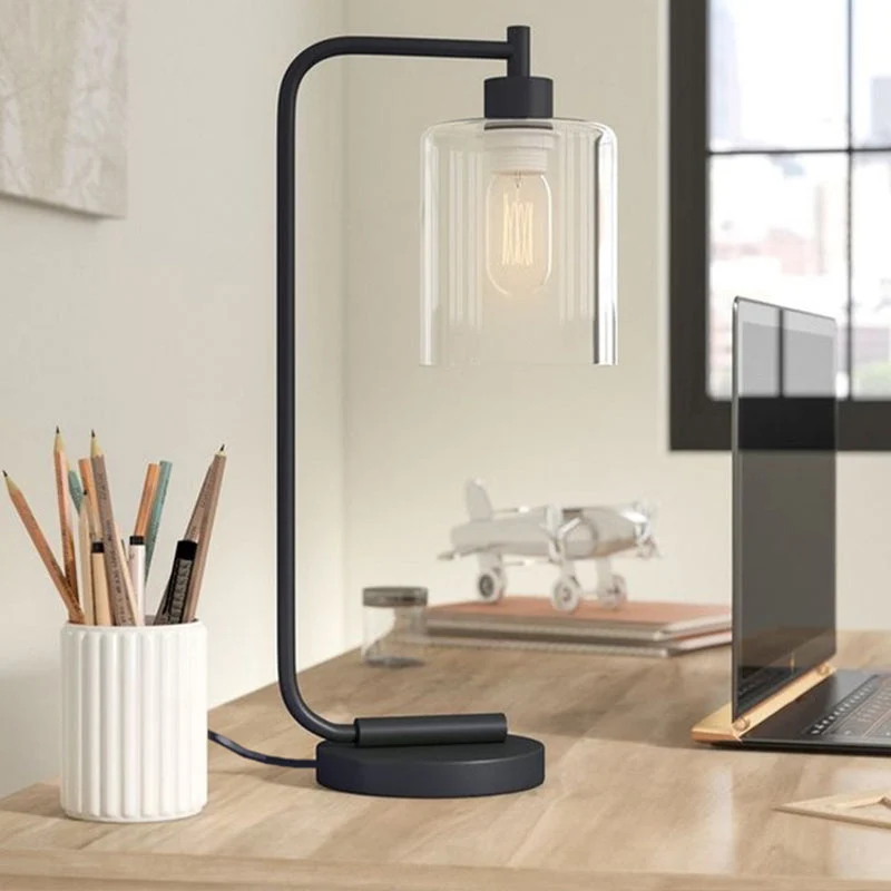 Stilfuld Cylinderbordlampe - Perfekt til Moderne Indretning