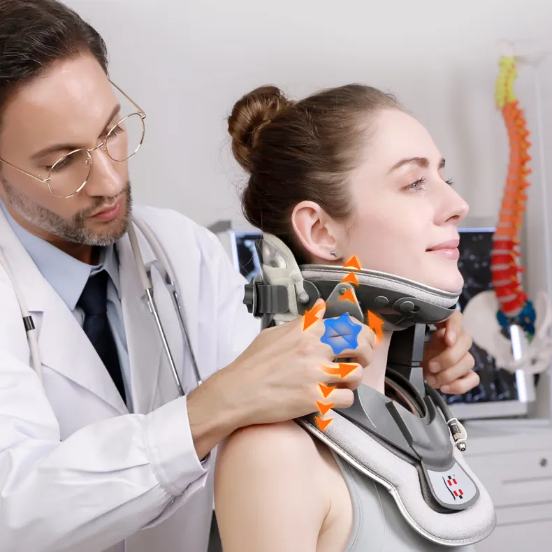 Cervikal Traktionsapparat med Varme – Lindre Smerter & Forbedre Holdning