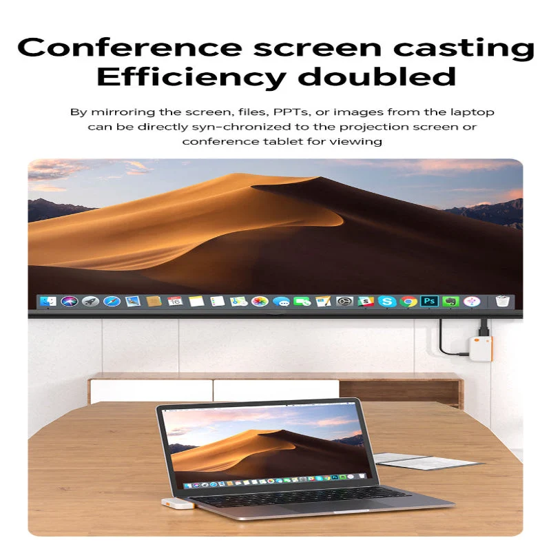 ScreenCast - Visningsdelning Sömlös Plug And Play Trådlös Skärm Gjutning