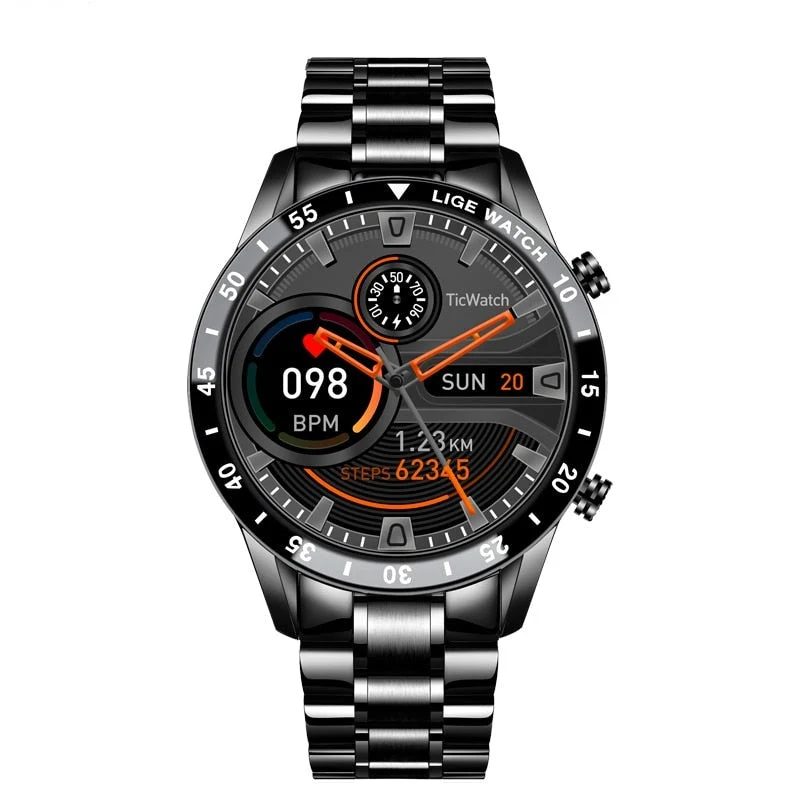 Deluxe Smartwatch med sundhedsfunktioner til hverdag og sport