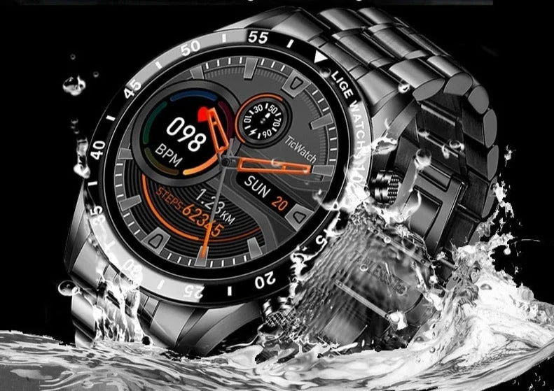 Deluxe Smartwatch med sundhedsfunktioner til hverdag og sport