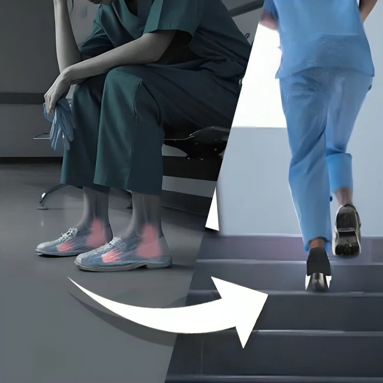 Ergonomiske komfortsko til kvinder med smertelindrende design