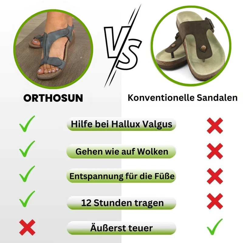 Ergonomiske Smerteredsende Sandaler