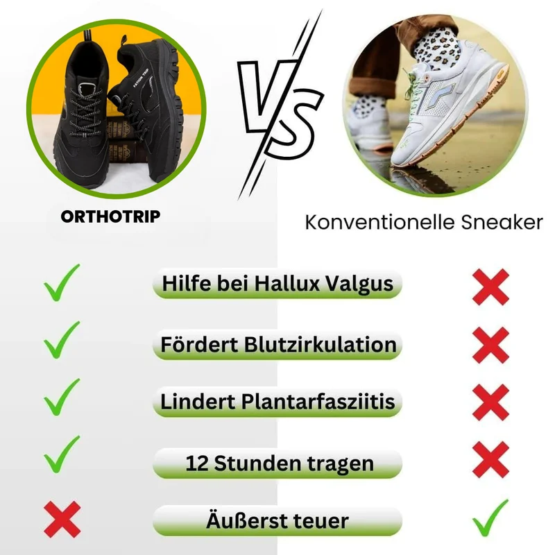 Ergonomiske komfortsko til smertelindring