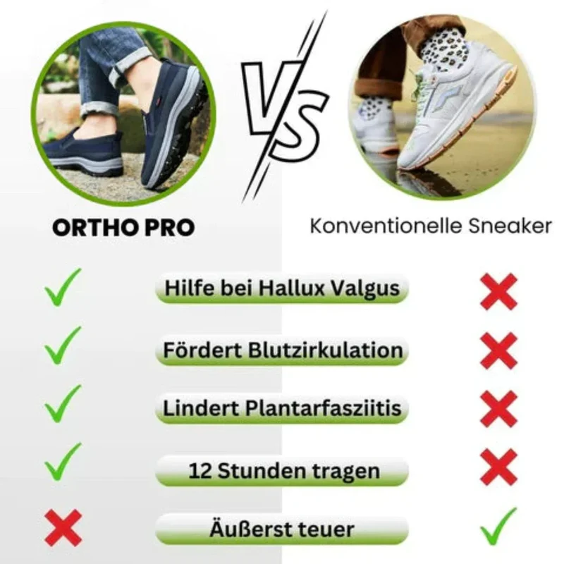 Ergonomisk komfortsko til smertelindring - Køb 1, få 1 gratis