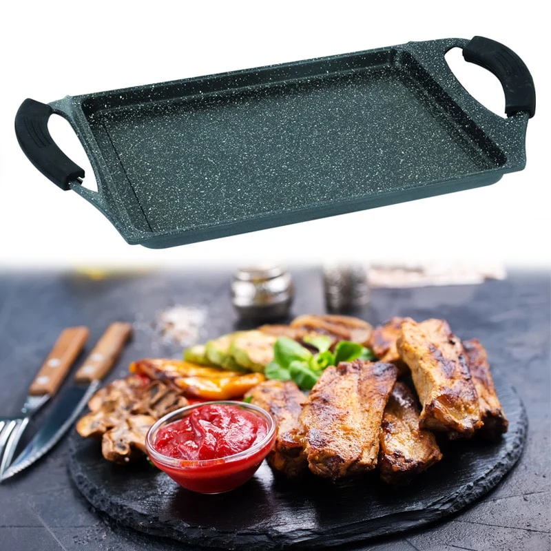Grillbricka/grillpanna helt gjuten, non-stick aluminium - från Royalty Line