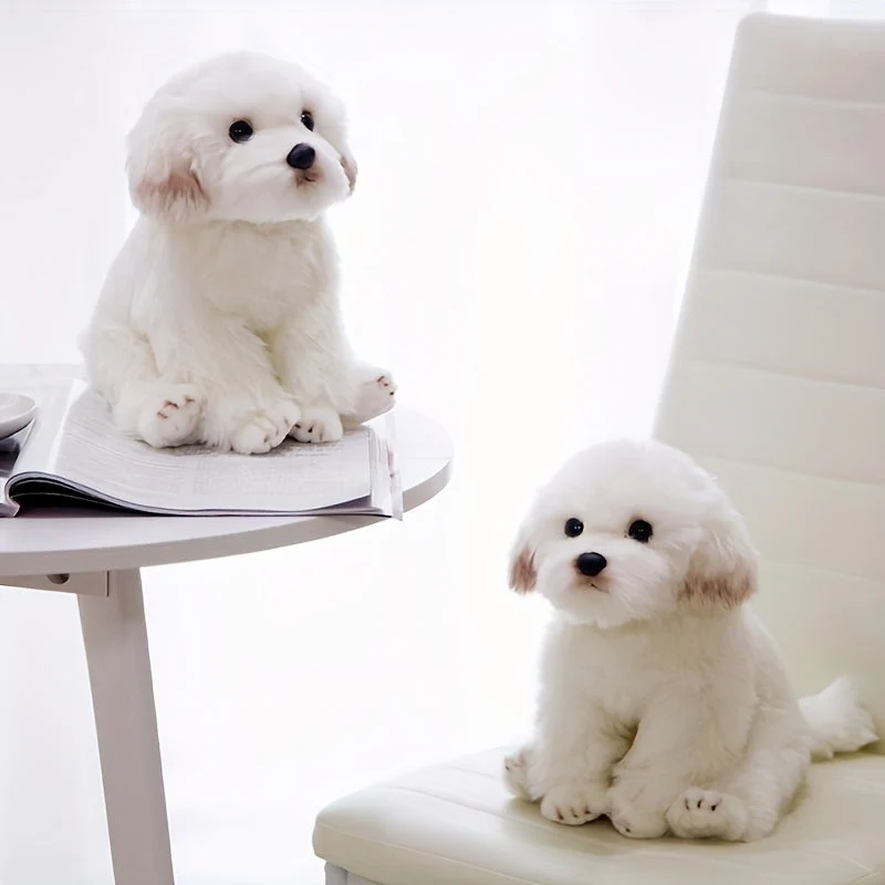Krammevenlig Stofhund, Teddybjørn Valp, Blødt Legetøj Gave