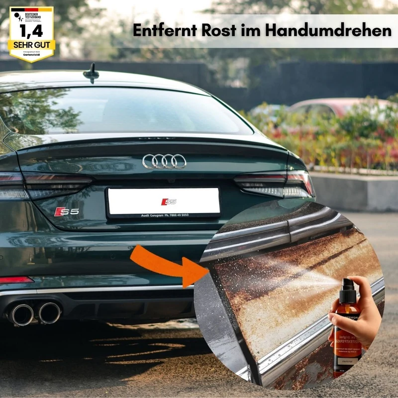 Rostfjerner - fjerner selv genstridig rust på sekunder