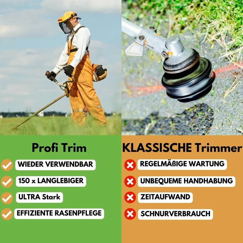 Robust Græstrimmer med Gratis Monteringssæt