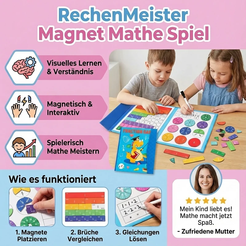 Matematisk Magnetspil med RechenMeister