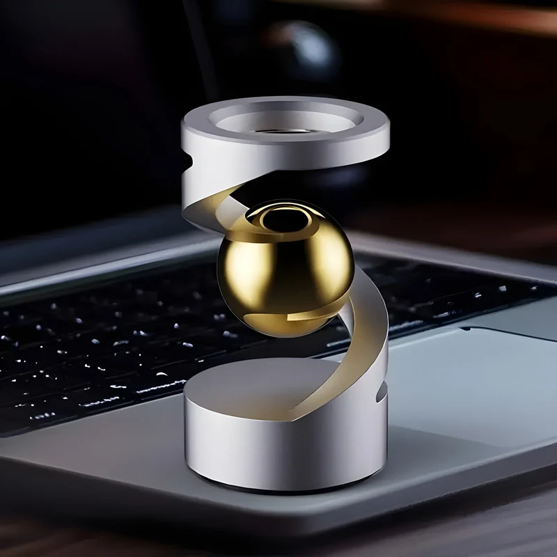 Fidget Legetøj til skrivebord med svævende gyroskop til afslapning og moderne indretning