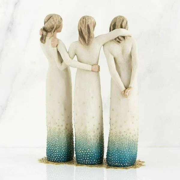 Søsterfigur i harpiks