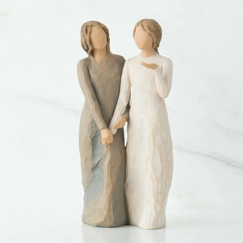Søsterfigur i harpiks