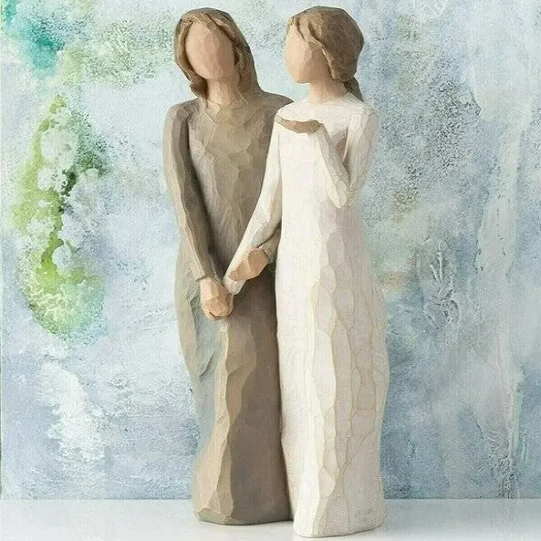 Søsterfigur i harpiks