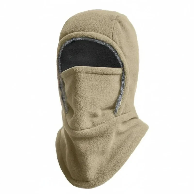 Varm og vindtæt fleece balaclava til udendørs aktiviteter
