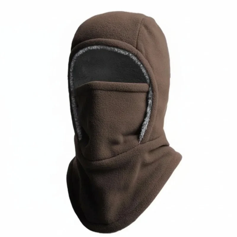 Varm og vindtæt fleece balaclava til udendørs aktiviteter