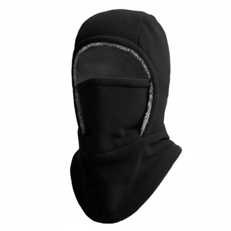Varm og vindtæt fleece balaclava til udendørs aktiviteter