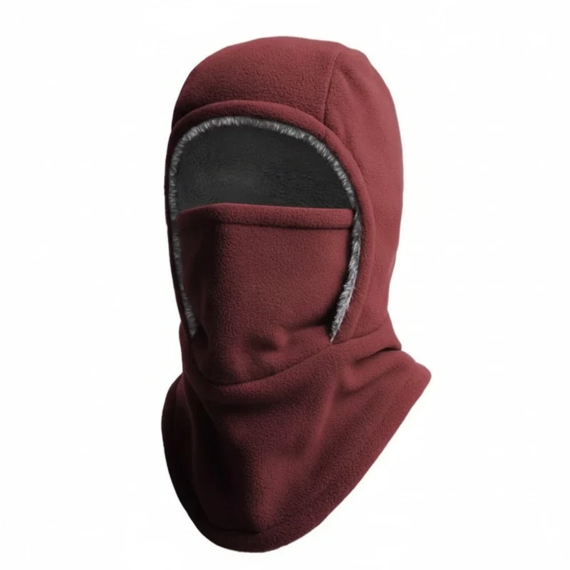 Varm og vindtæt fleece balaclava til udendørs aktiviteter