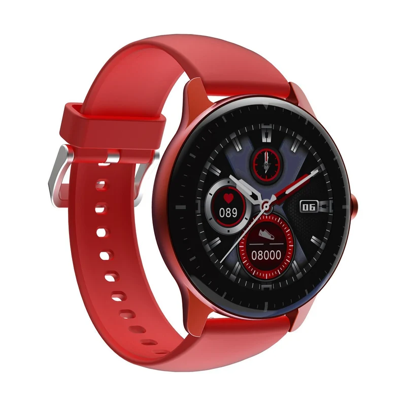 Smartwatch til kvinde med wellness overvågning, elegant design og Bluetooth-forbindelse