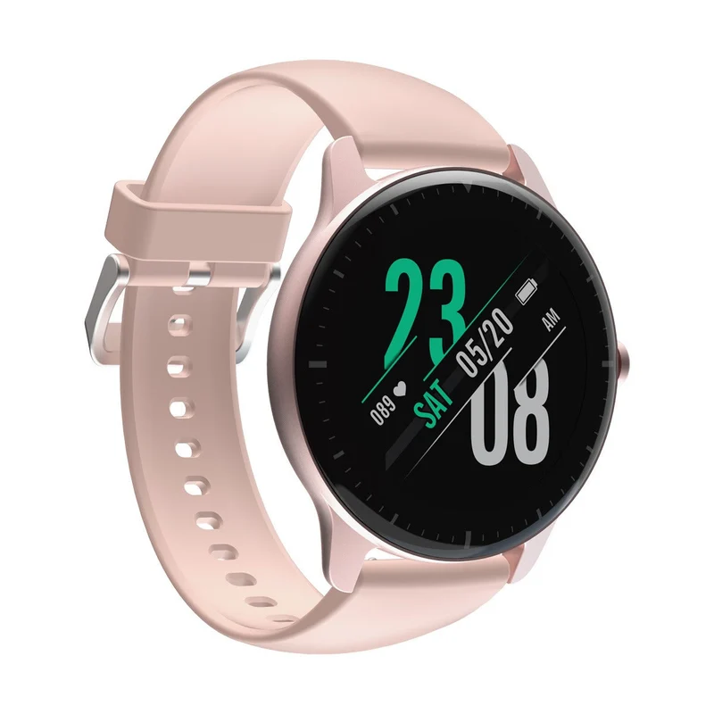 Smartwatch til kvinde med wellness overvågning, elegant design og Bluetooth-forbindelse