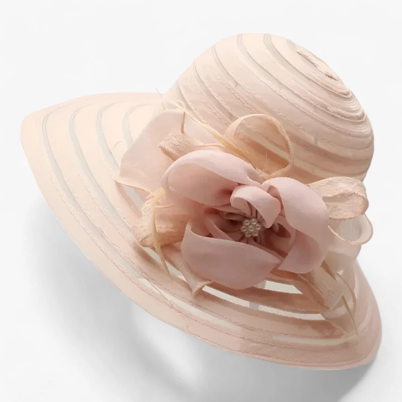 Elegant Solhat til Kvinder i Organza – Mirielle