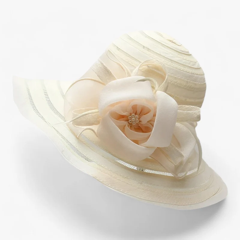 Elegant Solhat til Kvinder i Organza – Mirielle