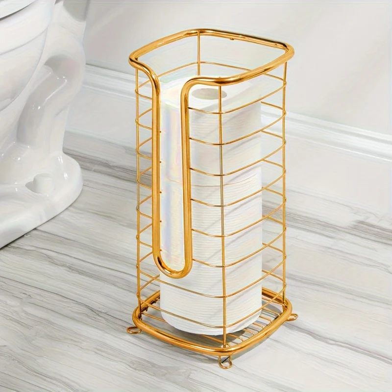 Elegant Toiletpapirholder i Rustfrit Stål – Ideel til Moderne Badeværelser