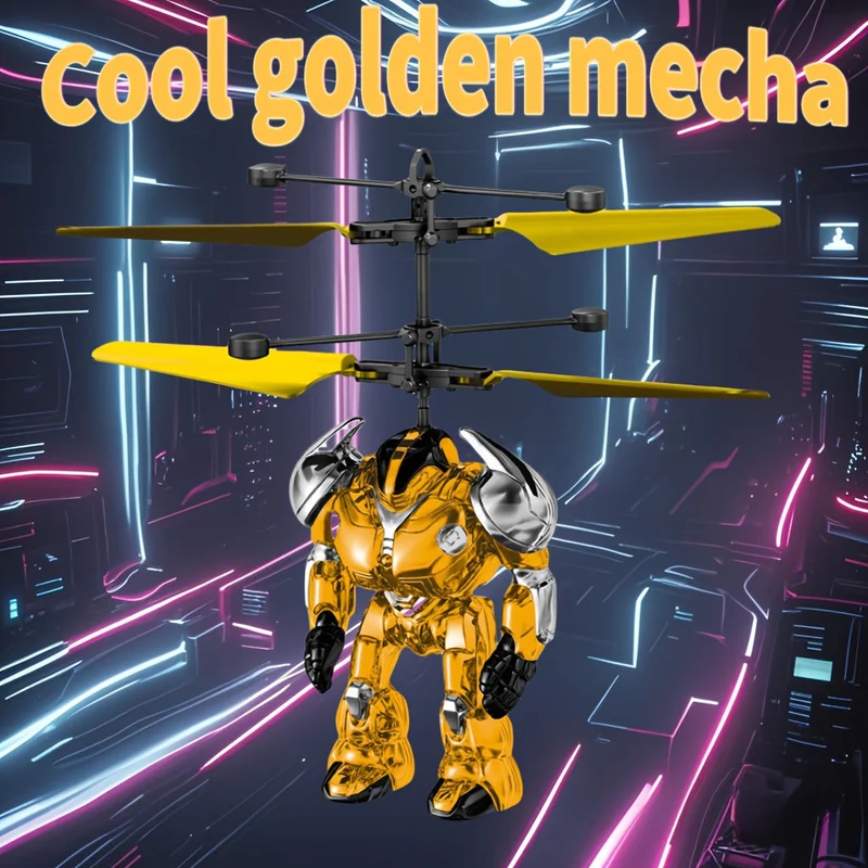 Transformérbar Mecha Kamphelikopter – Let Kontrol og Glat Flyvning