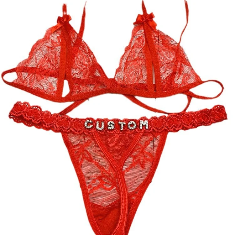 Personliggjort Krystal Lingerie | Lace Undertøj til Stolthed og Stil