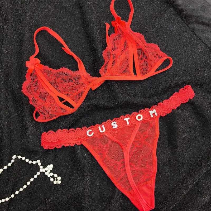 Personliggjort Krystal Lingerie | Lace Undertøj til Stolthed og Stil