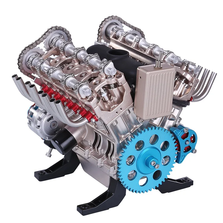 V8 Motor Replica til Indretning – Vintage Inspireret Dekor til Hjemmet