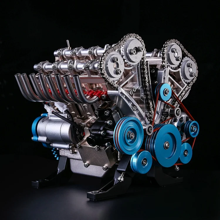 V8 Motor Replica til Indretning – Vintage Inspireret Dekor til Hjemmet