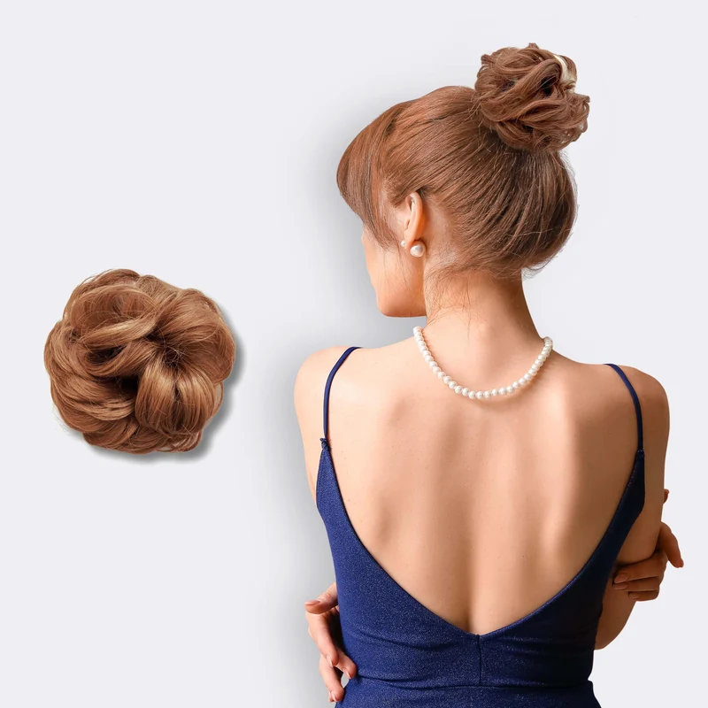Hårforlængelse Scrunchie – BunHår