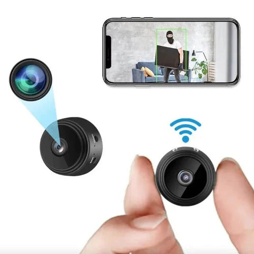 Kompakt WiFi sikkerhedskamera med HD nattevision