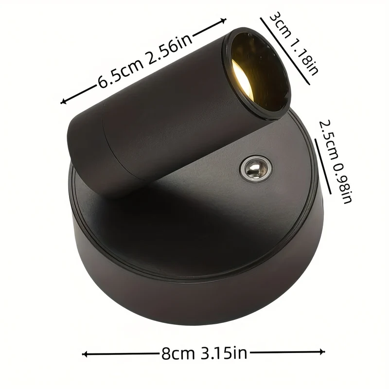 Fjernbetjent, alsidig trådløs lampe