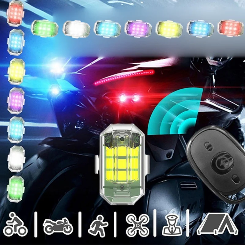 Ledsen™ FlashingLight: Trådlös Styrning Fjärrstyrd LED Blinkande Ljus