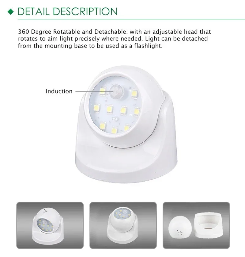 Trådløs LED-lampe - Lysbeskytter