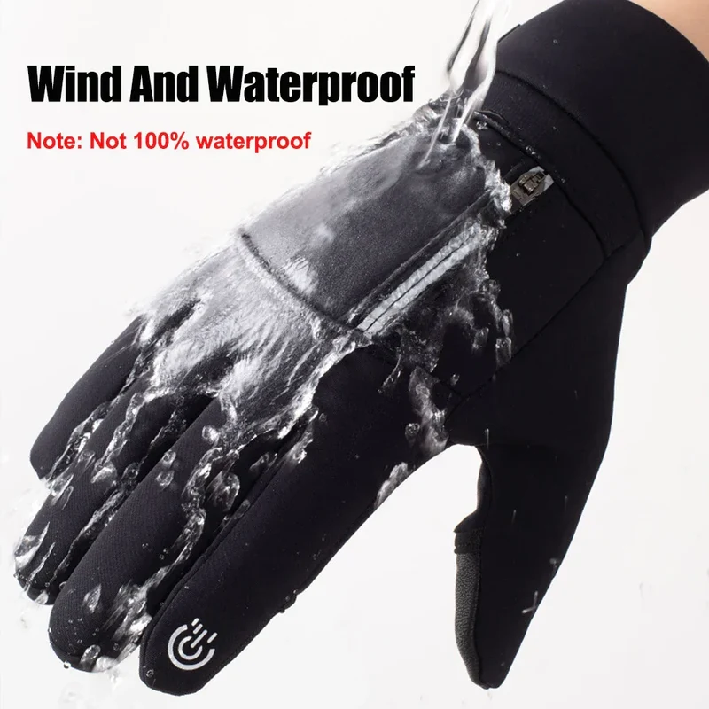 Vinterhandsker med foldbare fingerspidser - Vandafvisende og vindtætte - M–XL